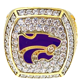 2013 Kansas St. Wildcats "Buffalo Wild Wings Bowl" Champions NCAA Football Ring!