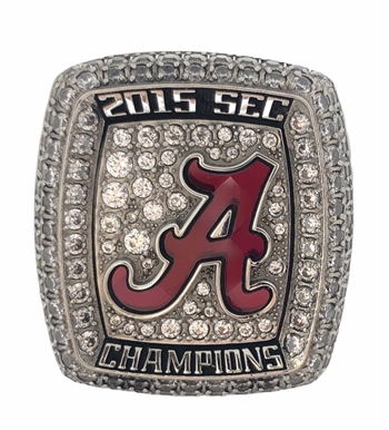 2015 Alabama Crimson Tide "SEC" Champions NCAA Football Ring!