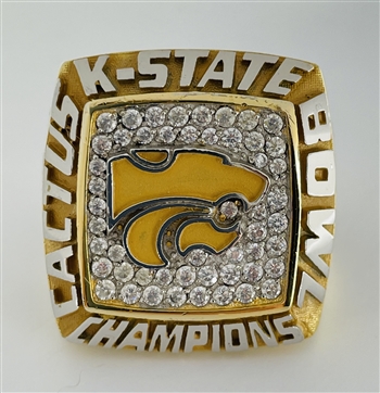 2017 Kansas State Wildcats KSU "Catus Bowl" Champions NCAA Football Ring!