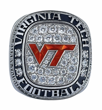 2017 Virginia Tech Hokies NCAA Football "Camping World" Championship Ring!