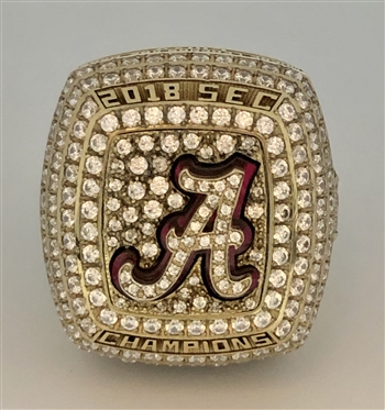 2018 Alabama Crimson Tide "SEC" Champions NCAA Football Ring!