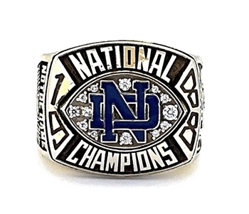 1988 Notre Dame Fighting Irish "National Championship" Ring!