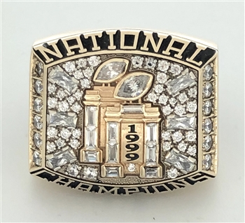 1999 Florida State Seminoles "National Champions" NCAA Football 10K Gold Ring!