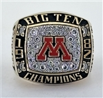 Trent Tucker's 1982  Minnesota Gophers Big-10 Champions Basketball Ring