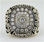 2002 Auburn Tigers SEC West Champions 10K Gold Ring!