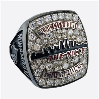 2019 Louisville Cardinals Music City Bowl Champions NCAA Football Ring!