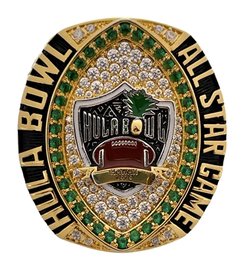 2020 Hula Bowl Football Championship Ring