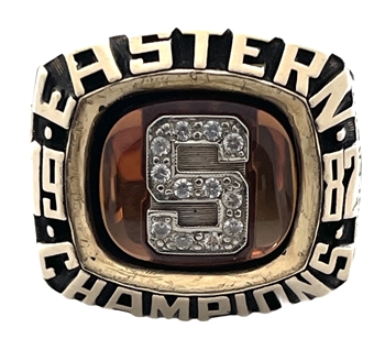 1987 Syracuse Orangemen Eastern Division Champions 10K Gold Football Ring (11-0-1)!