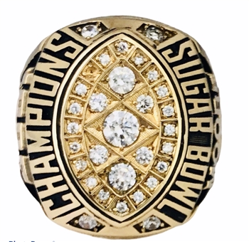 1995 Florida State Seminoles FSU 10K Gold "Sugar Bowl" Champions NCAA Football Ring!