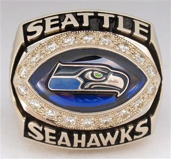 2006 Seattle Seahawks Super Bowl XL NFC Champions 14K Diamonds Championship Ring