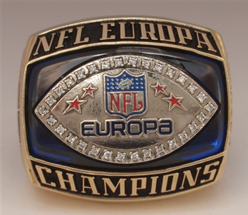 2007 Hamburg Sea Devils NFL Europe "World Bowl" Champions 10K Gold Ring