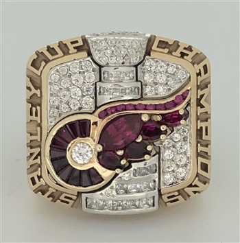 2002 Detroit Red Wings "Stanley Cup" Champions 14K Gold Ring!