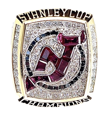 2003 New Jersey Devils "Stanley Cup" Champions 14K Gold Ring!