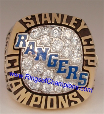 1994 New York Rangers "Stanley Cup" Champions 10K Gold Ring