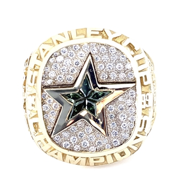 Bob Gainey's 1998-99 Dallas Stars "Stanley Cup" Champions 14K Gold Ring with Diamonds!