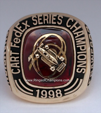 1998 Cart FedEX Series Champions 14K Gold Racing Ring