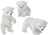 RAZ Imports - 6.25 inch Polar Bear Ornaments - Set of 3