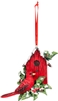 RAZ Cardinal with Birdhouse Ornament