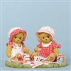 Cherished Teddies - Cherry Bears with Sandwiches