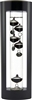 Galileo Thermometer  - Modern Design Black Wood - 11"h