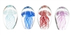 Glass Jellyfish Figurines