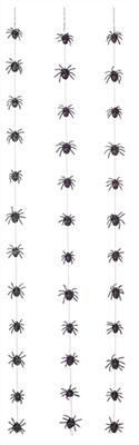 Transpac - Halloween SPIDER Garlands