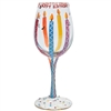 Happy Birthday Wine Glass