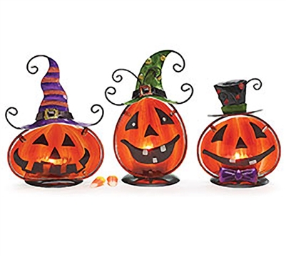 Jack-O-Lantern Votive Holder