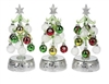 Light Up Christmas Trees Set of 3 - Ganz - 8.50 inches