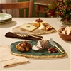 Marble Cheese Plate Set with Gold Leaf Edging