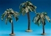 Roman Fontanini - Palm Trees - Set of 3 - 9.5" 5 inch series