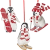 RAZ Imports - Penguin Ornaments - Set of 3