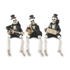Skeleton Musicians Shelf Sitters - Set of 3