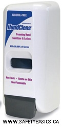 Handclens Hand Sanitizer White Manual Dispenser