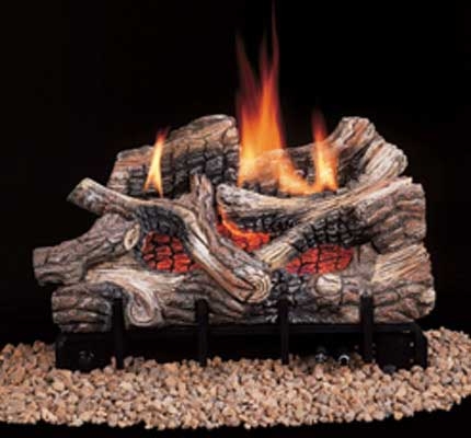 Comfort Flame Vent Free Gas Log Set White Mountain Oak