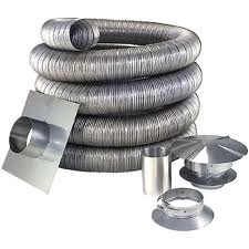 Chimney Liner Kit 30 foot 6 inch diameter DOUBLE WALL SMOOTH