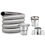 5.5 Inch Round, Chimney Liner Kit, DOUBLE PLY SMOOTH