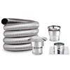 6 Inch Round, Chimney Liner Kit, SINGLE PLY