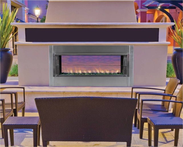 FMI Products Vent Free Gas Fireplace Berlin Lights