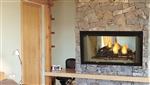 Majestic Wood Fireplace Designer See-Through 36"