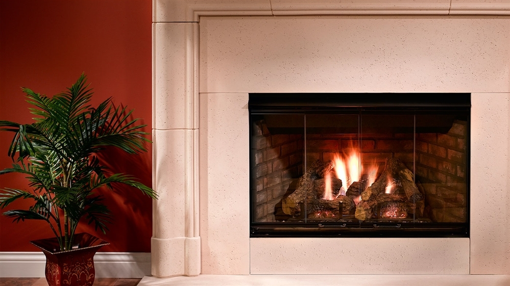 Majestic B-Vent Gas Fireplace Reveal