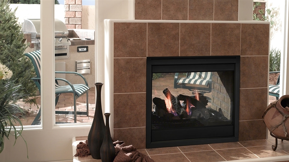 Majestic Indoor/Outdoor Gas Fireplace Twilight II