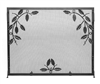 Minuteman Weston Fire Screen with Leaf Motif