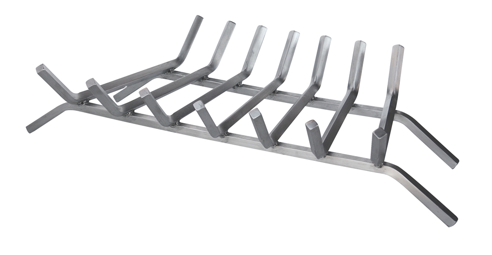 Uniflame 30" 7-Bar Stainless Steel Bar Log Grate