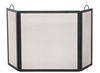 Uniflame 3 Panel Black Fireplace Screen