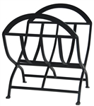 Uniflame Black Wrought Iron Log Rack