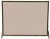 Uniflame Bronze Single Fold Fireplace Screen