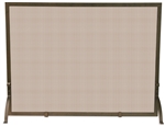 Uniflame Bronze Single Fold Fireplace Screen