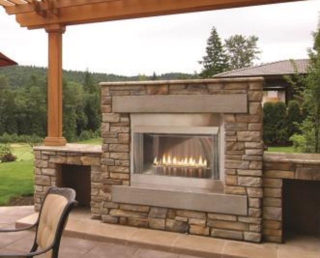 White Mountain Hearth by Empire Ventless Premium Outdoor Gas Firebox 42"