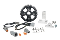 Cam and Crank trigger kit, with Cam hall Sensor and Crank hall sensor, including cam bracket and crank bracket.